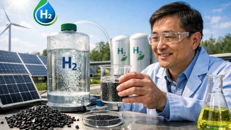 Cheap Solar Hydrogen production Without Platinum